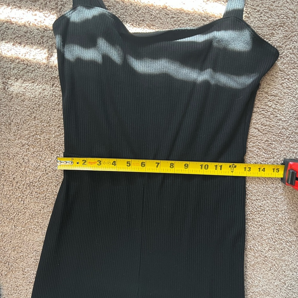 NWOT Reformation Jeans black sleeveless jumpsuit size L - Picture 7 of 11